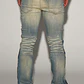 Jeans Fashion Nova Zip All The Way Stacked Skinny Flare – Medium Wash | Talla 42 - Miniatura 5