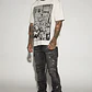 Jeans Fashion Nova Side Snap Cargo Stacked Skinny Flare – Black Wash | Talla 42 - Miniatura 1