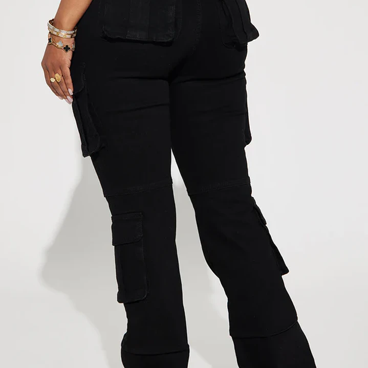 Jeans Fashion Nova City Streets Stretch Cargo – Negro | Talla 42 (Chile) 3