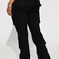 Jeans Fashion Nova City Streets Stretch Cargo – Negro | Talla 42 (Chile) - Miniatura 3