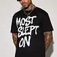 Polera Fashion Nova Most Slept On Short Sleeve Tee – Negra | Talla XL - Miniatura 2