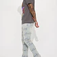 Jeans Fashion Nova About Fray Stacked Skinny Flare – Light Wash | Talla 30 - Miniatura 2