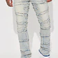 Jeans Fashion Nova About Fray Stacked Skinny Flare – Light Wash | Talla 30 - Miniatura 3