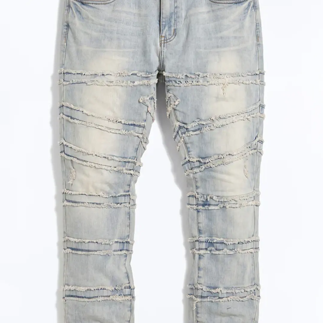 Jeans Fashion Nova About Fray Stacked Skinny Flare – Light Wash | Talla 30 6