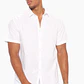 Camisa Fashion Nova Ryland Short Sleeve Button Up – Blanca | Talla XXL - Miniatura 4
