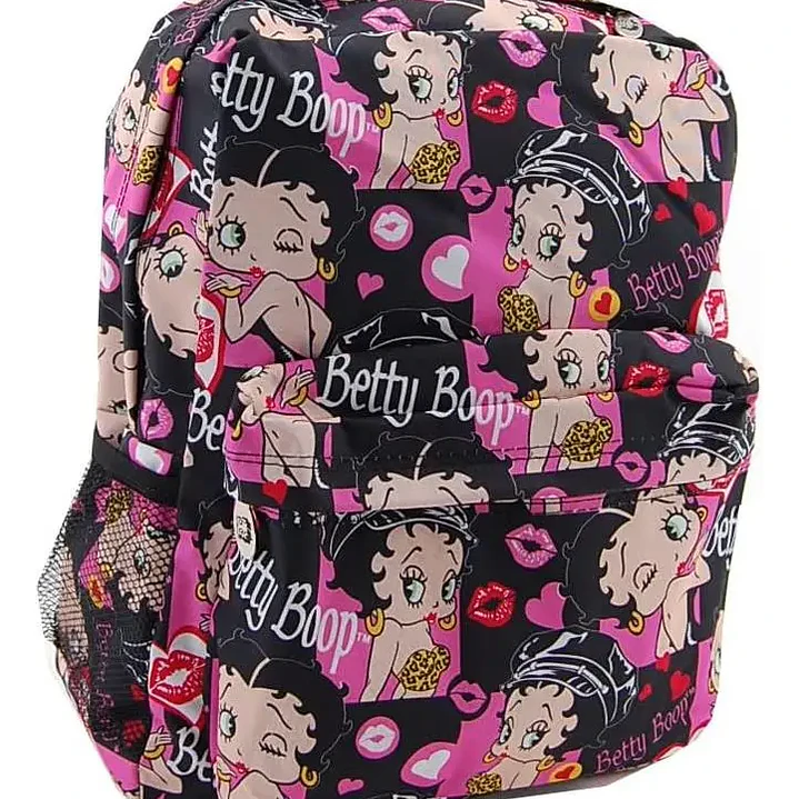 Mochila Grande Betty Boop original de Microfibra – Amplia, Resistente y Cómoda 1