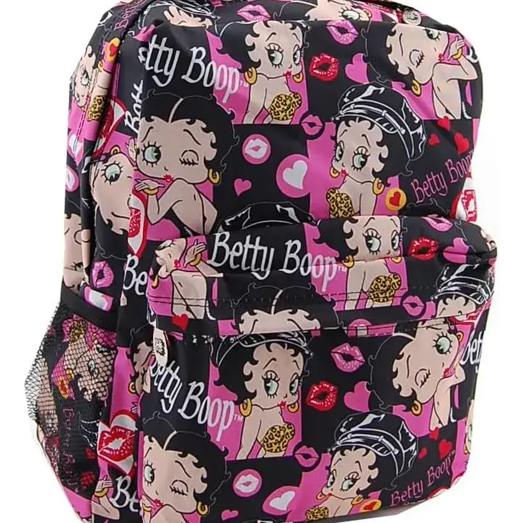 Mochila Grande Betty Boop original de Microfibra – Amplia, Resistente y Cómoda 2