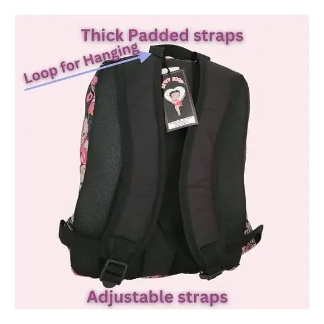 Mochila Grande Betty Boop original de Microfibra – Amplia, Resistente y Cómoda 4