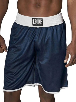 Short de Boxeo Competición Hombre Leone 1947 Reversible AB215 Azul/Rojo – Talla XL