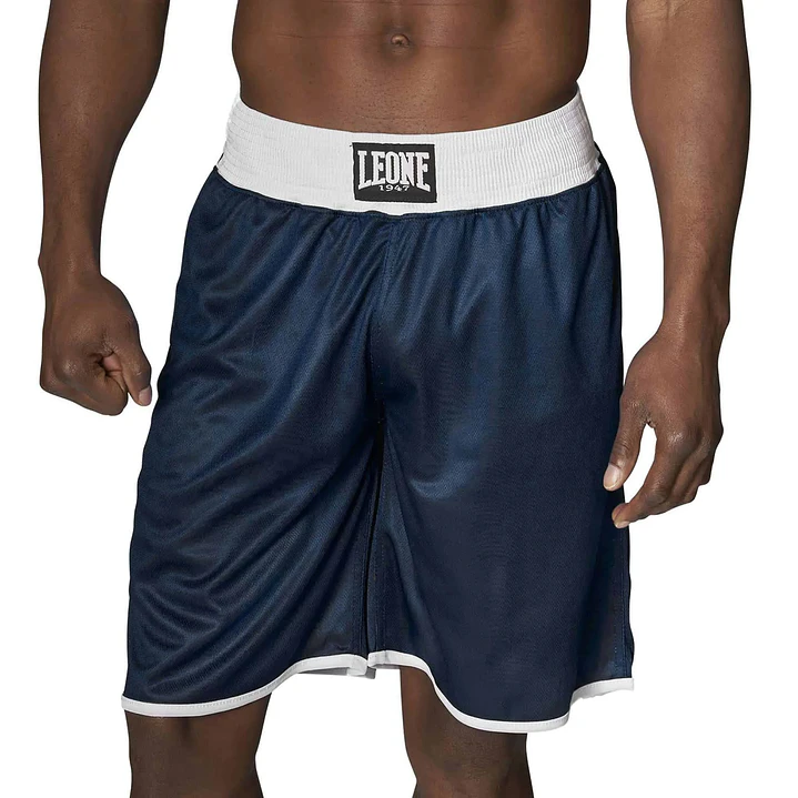 Short de Boxeo Competición Hombre Leone 1947 Reversible AB215 Azul/Rojo – Talla XL 1