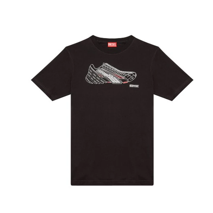 Polera Diesel T-Just Shoe Hombre Negra – Talla M 1