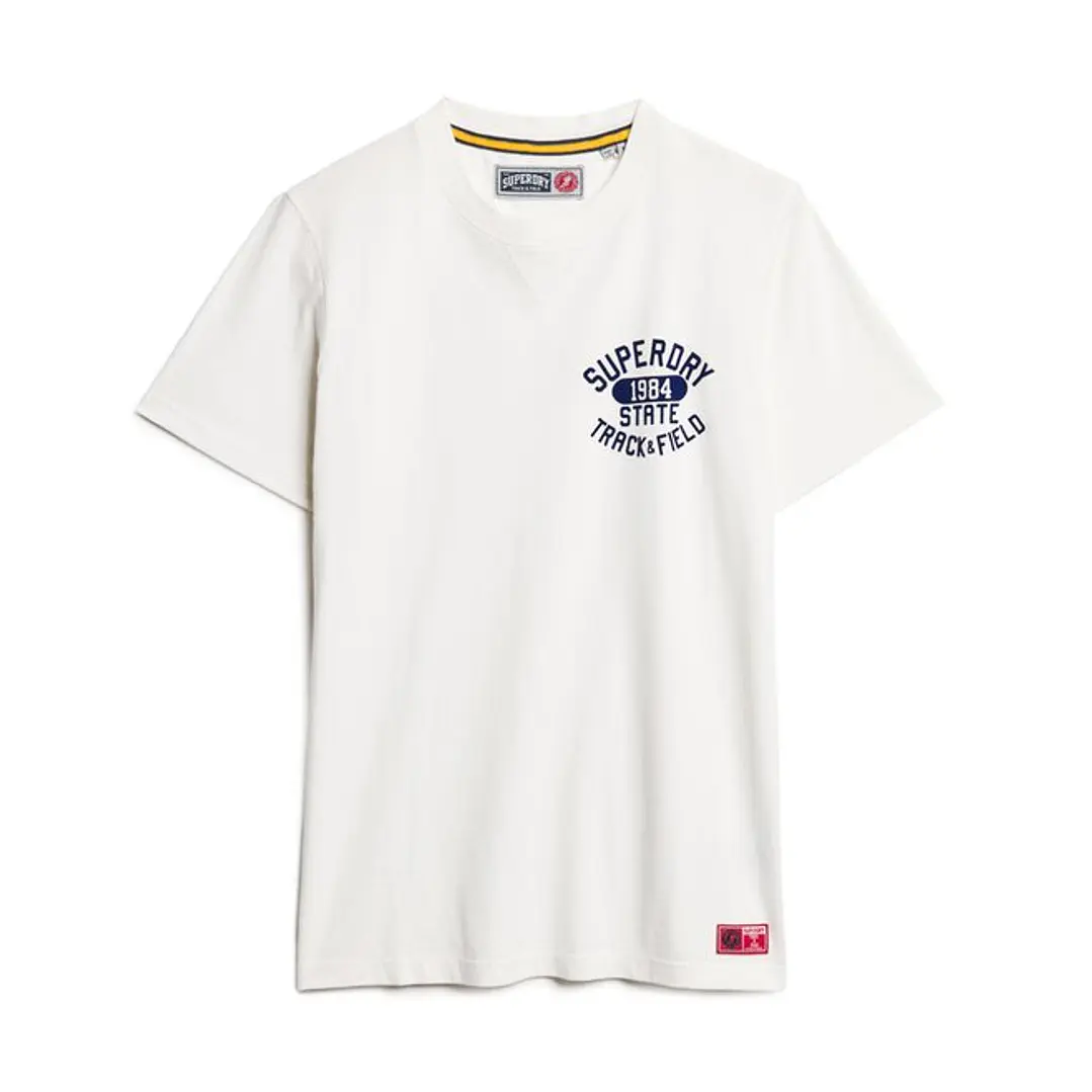 Polera Superdry Track & Field Graphic Hombre – Talla M 4