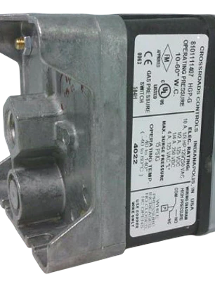 Presostato de Gas Crossroads Controls LGP-G (1-20