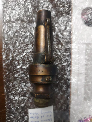 Antigua Válvula coleccion de Seguridad de Vapor J.E. Lonergan (15.5 cm) - Filadelfia, PA