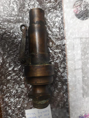 Antigua Válvula coleccion de Seguridad de Vapor J.E. Lonergan (15.5 cm) - Filadelfia, PA