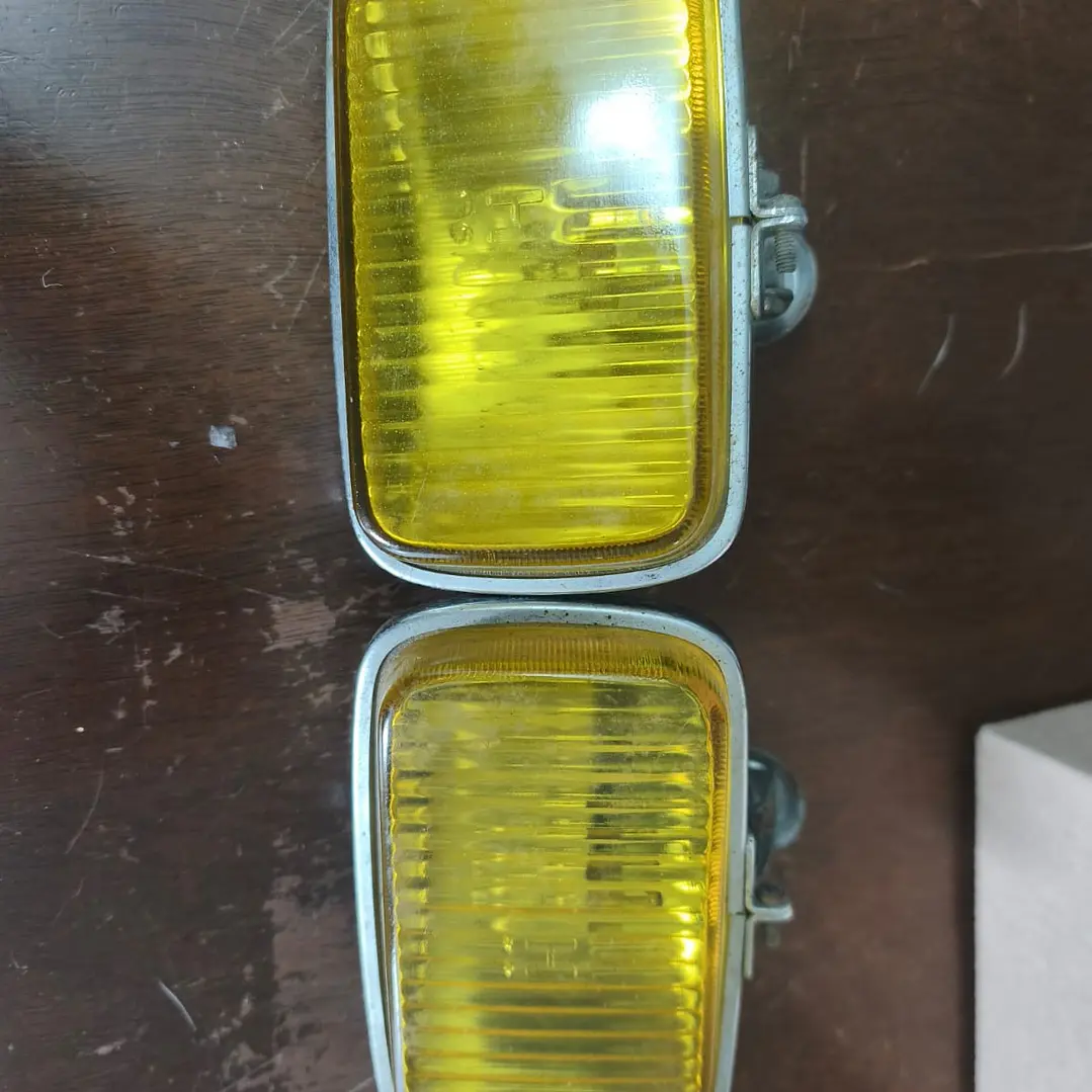 Par De Faros Antiniebla Cibié Iode 35 Auxiliares Amarillos Vintage 1