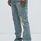 Jeans Fashion Nova Jones Distressed Vintage Slim Light Blue talla 42 - Miniatura 4