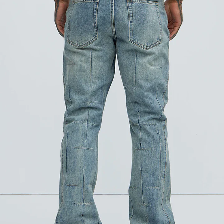 Jeans Fashion Nova Jones Distressed Vintage Slim Light Blue talla 42 5