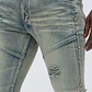 Jeans Fashion Nova Be Along The Sides Stacked Skinny Flare – Light Wash | Talla 40 - Miniatura 4