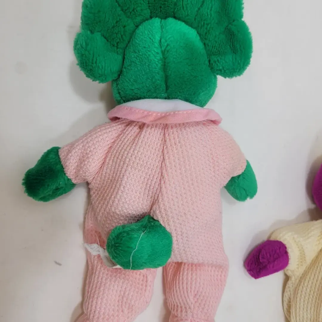 Peluches Vintage Barney Y Baby Bop En Pijama 1992 Golden Bear Lyons 7