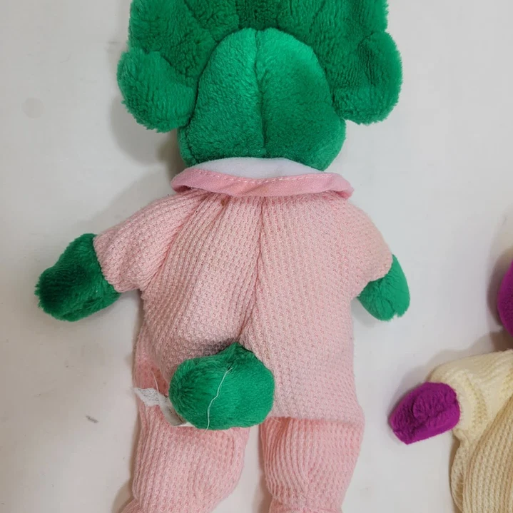 Peluches Vintage Barney Y Baby Bop En Pijama 1992 Golden Bear Lyons 7