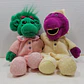 Peluches Vintage Barney Y Baby Bop En Pijama 1992 Golden Bear Lyons - Miniatura 8