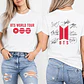 Polera BTS World Tour – Diseño Doble Estampado (Frontal y Espalda) - Miniatura 2