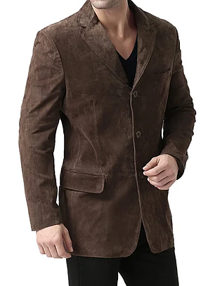 Blazer / Chaqueta Vintage Neiman Marcus 100% Gamuza Natural XL