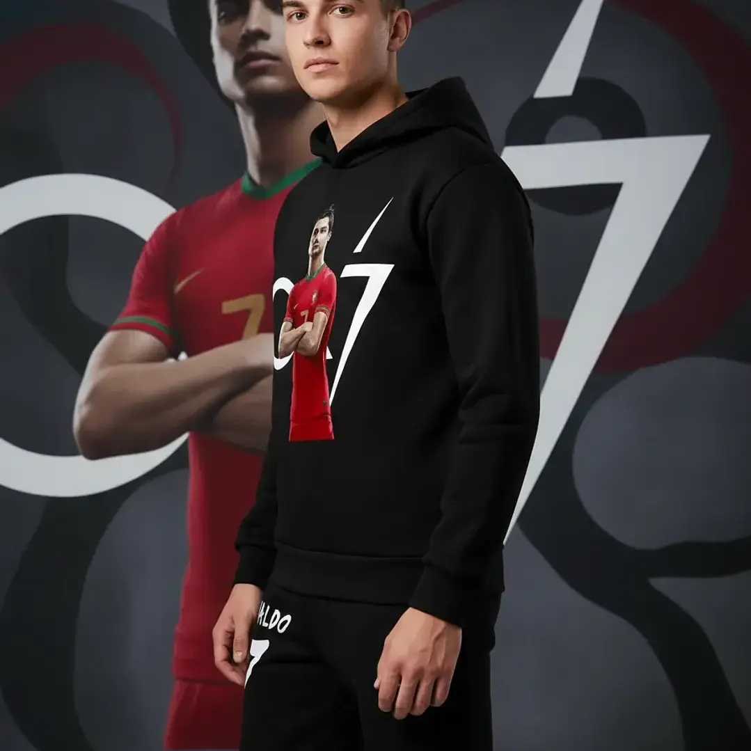 Buzo Deportivo Ronaldo 7 Polerón + Pantalón 3