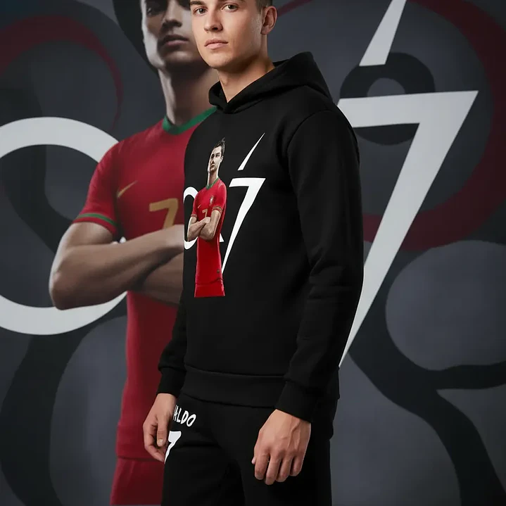 Buzo Deportivo Ronaldo 7 Polerón + Pantalón 3