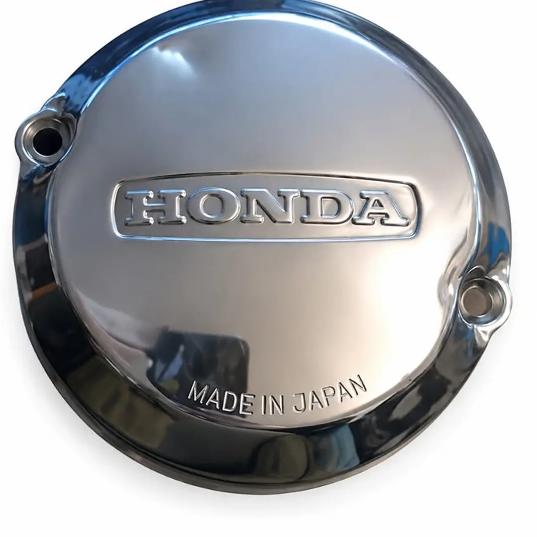 Cubierta de Motor Cromada Honda Clásica (CB350F  CB400F  CB550) – Original OEM Japon 1