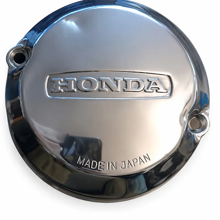 Cubierta de Motor Cromada Honda Clásica (CB350F  CB400F  CB550) – Original OEM Japon 1