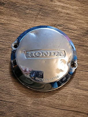 Cubierta de Motor Cromada Honda Clásica (CB350F  CB400F  CB550) – Original OEM Japon