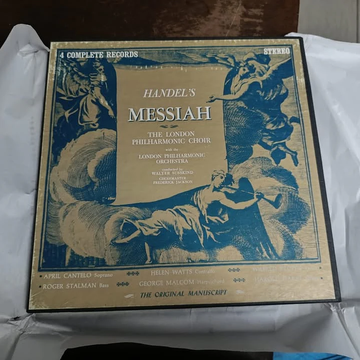 Discos de Vinilo Vintage – Handel's Messiah (Set Completo de 4 LPs) 2