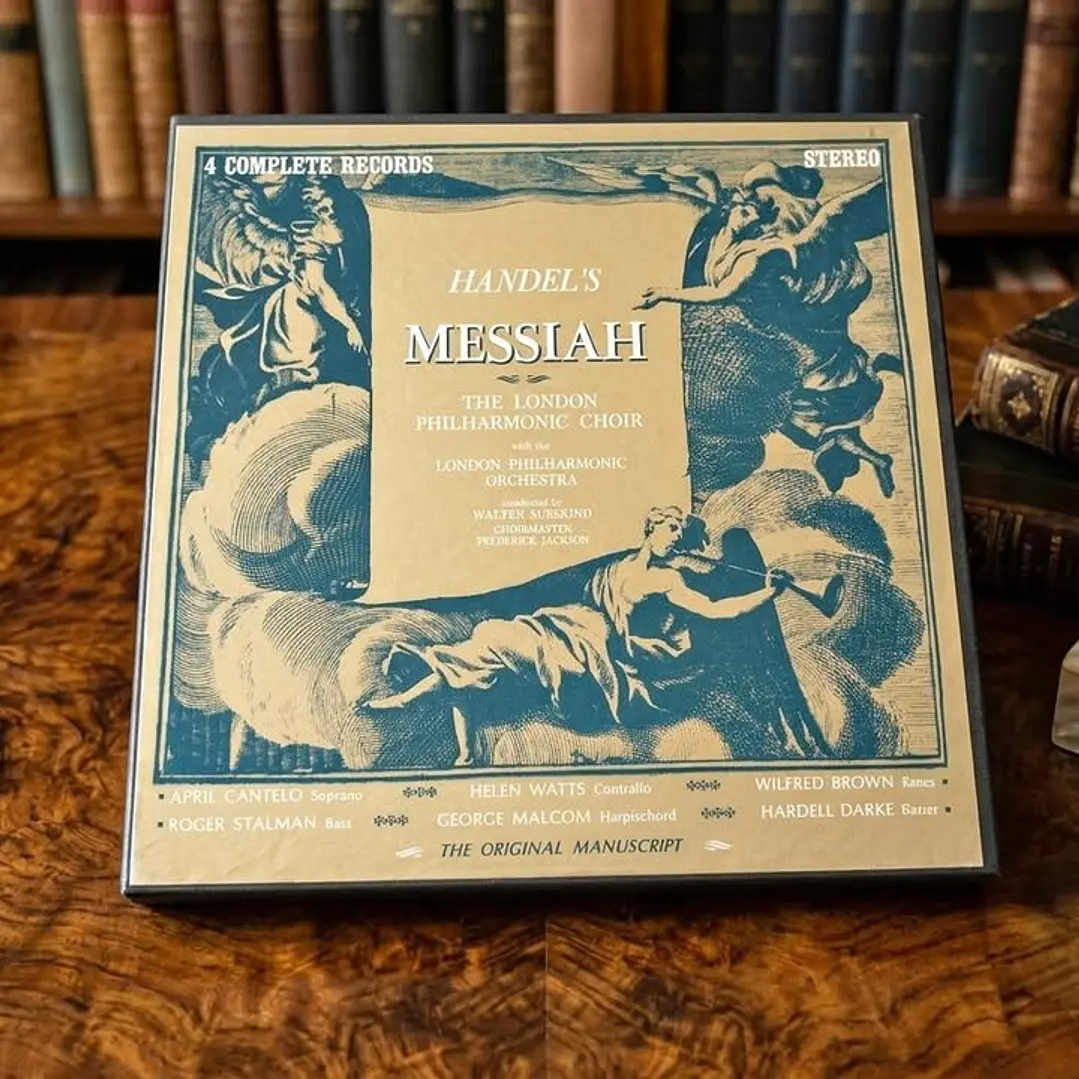 Discos de Vinilo Vintage – Handel's Messiah (Set Completo de 4 LPs) 1