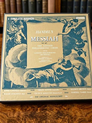 Discos de Vinilo Vintage – Handel's Messiah (Set Completo de 4 LPs)