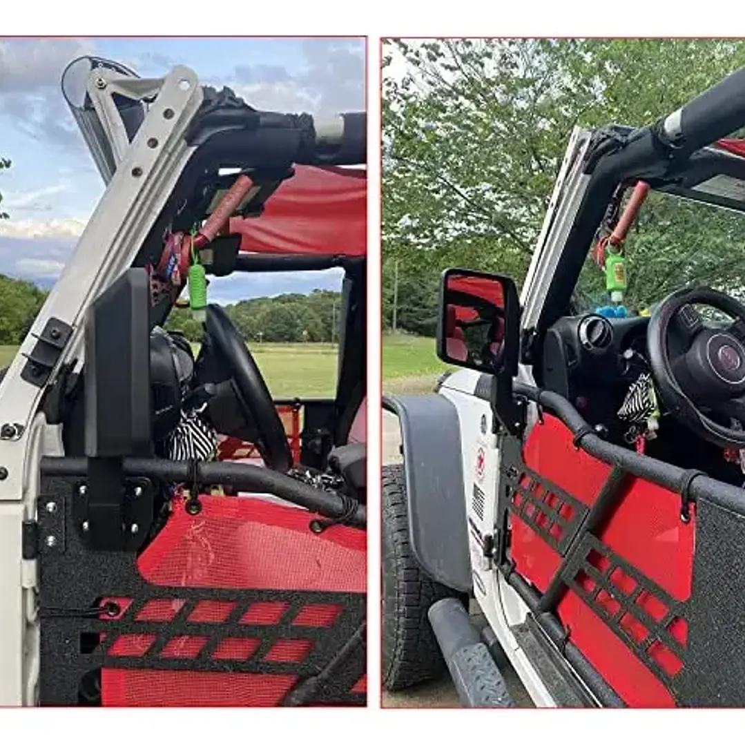 Espejos Laterales Jeep Wrangler - Zorasen Para Media Puerta 4