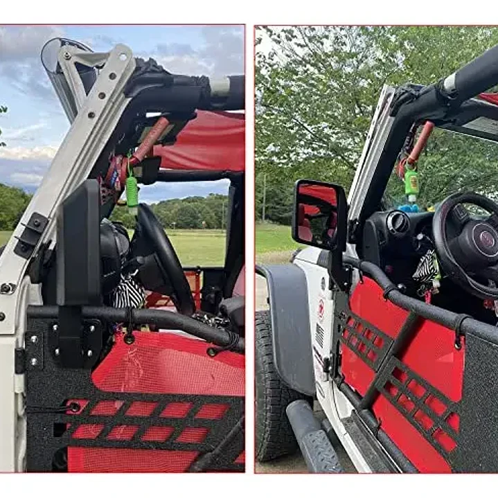 Espejos Laterales Jeep Wrangler - Zorasen Para Media Puerta 4