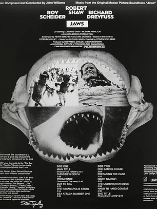 Vinilo LP Jaws (Tiburón) – Banda Sonora Original – John Williams