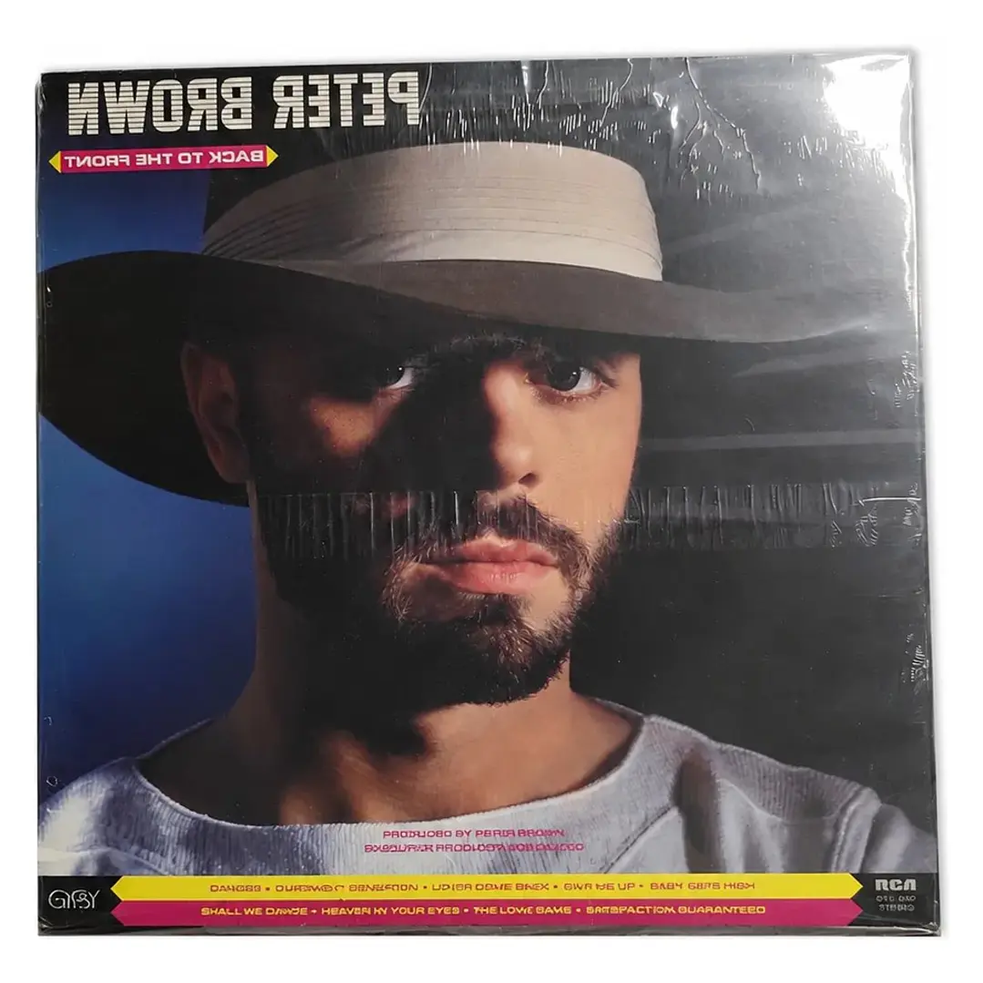 Vinilo Peter Brown Back To The Front (1983) 1