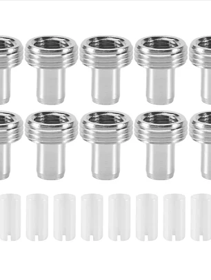 10 Piezas De Manguitos De Tubo De Cerámica Y Adaptadores automotriz
