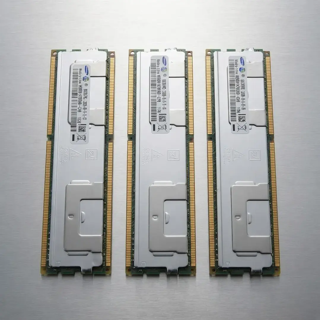 Lote 6x 8gb (48gb Totales) Ram Servidor Samsung Ddr3 Ecc Pc3-10600r 4