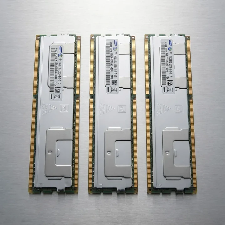 Lote 6x 8gb (48gb Totales) Ram Servidor Samsung Ddr3 Ecc Pc3-10600r 4