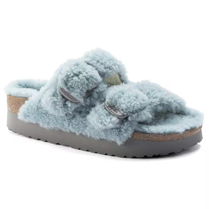 Sandalias Birkenstock Arizona Big Buckle Shearling – Talla 42 EU / 270 mm ANNE KLEIN 4