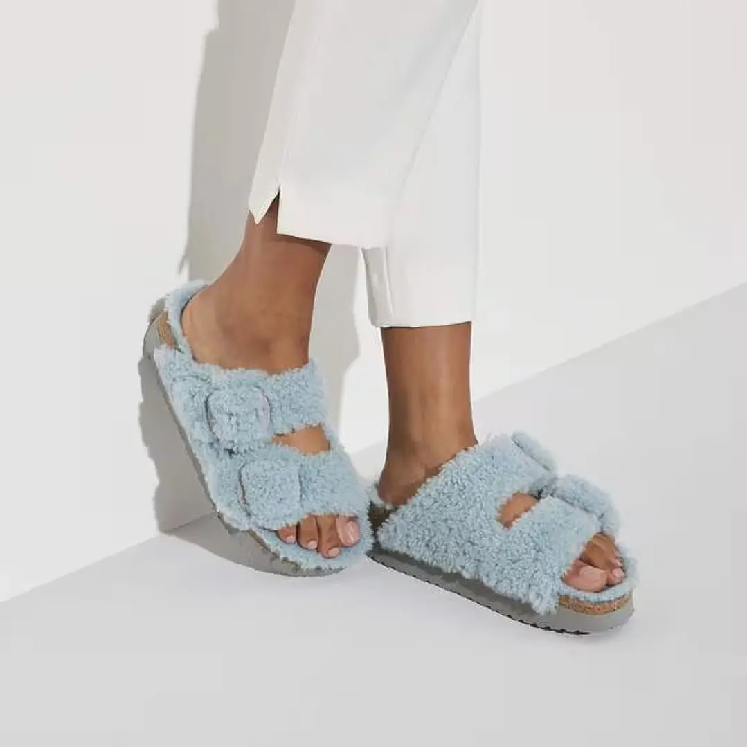 Sandalias Birkenstock Arizona Big Buckle Shearling – Talla 42 EU / 270 mm ANNE KLEIN 5
