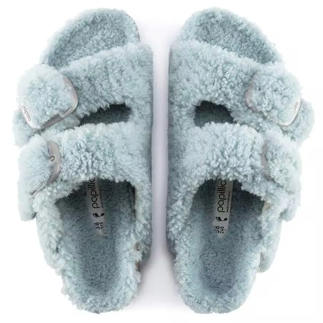 Sandalias Birkenstock Arizona Big Buckle Shearling – Talla 42 EU / 270 mm ANNE KLEIN 9