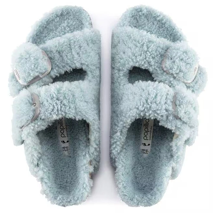 Sandalias Birkenstock Arizona Big Buckle Shearling – Talla 42 EU / 270 mm ANNE KLEIN 9