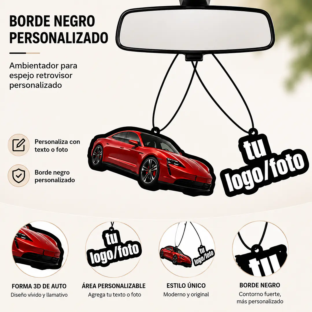 Aromatizante Personalizado para Auto 🚗✨ 2