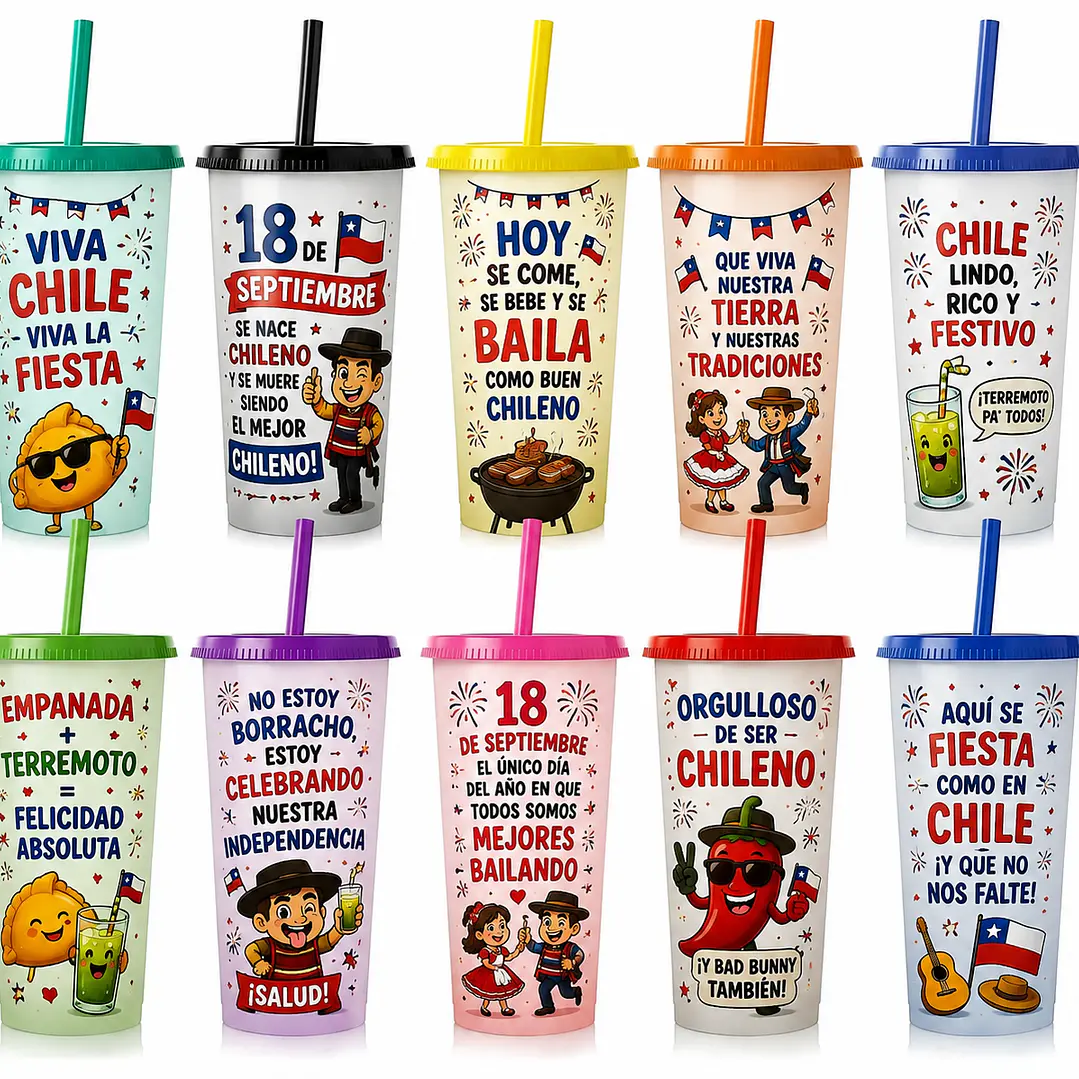  Set De 10 Vasos Mágicos 18 De Septiembre, Fiestas Patrias Set De 10 Vasos Mágicos 18 De Septiembre, Fiestas Patrias Set De 10 Vasos Mágicos 18 De Septiembre, Fiestas Patrias Set De 10 Vasos Mágicos 1 2