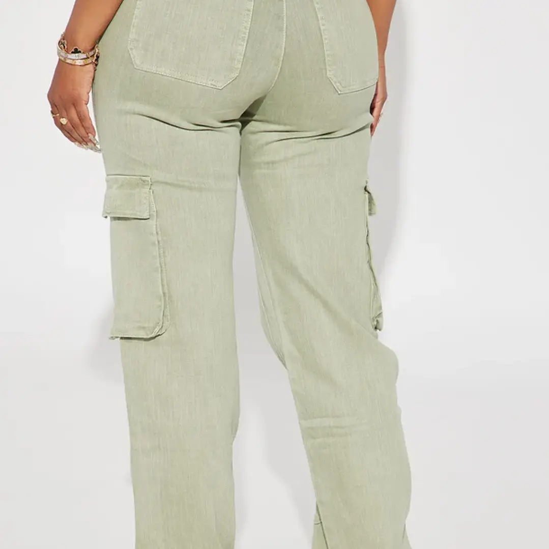 Pantalón Cargo Mujer Mission Accomplished – Talla XL 💚 3